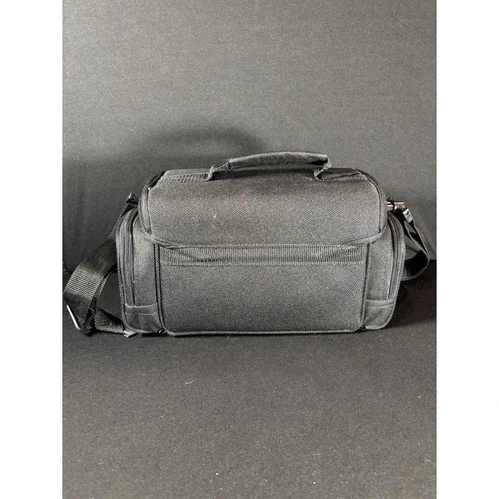Ambico Black Nylon Padded Camera‎ Bag W/Strap